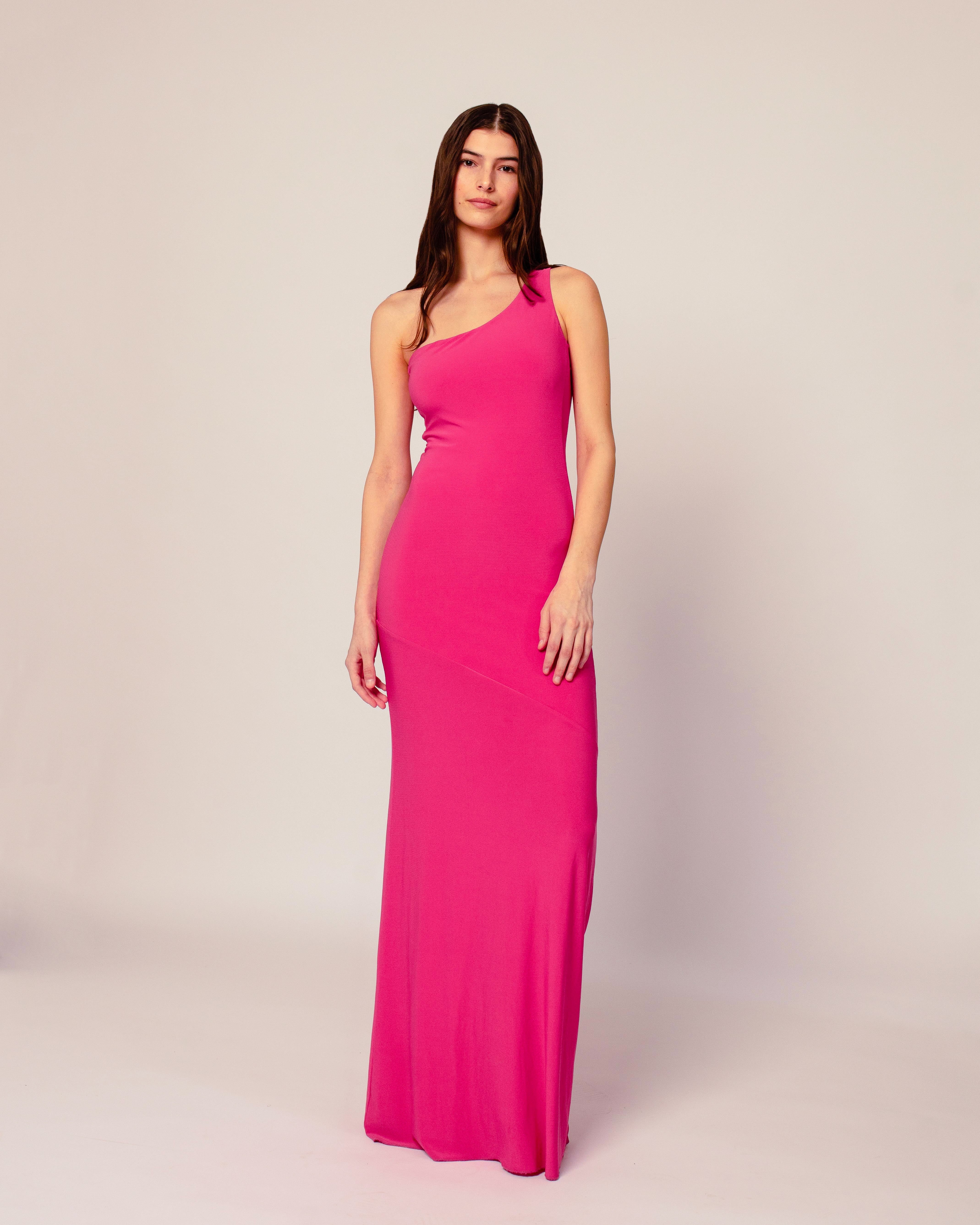 Palma Dress in Barbie Pink