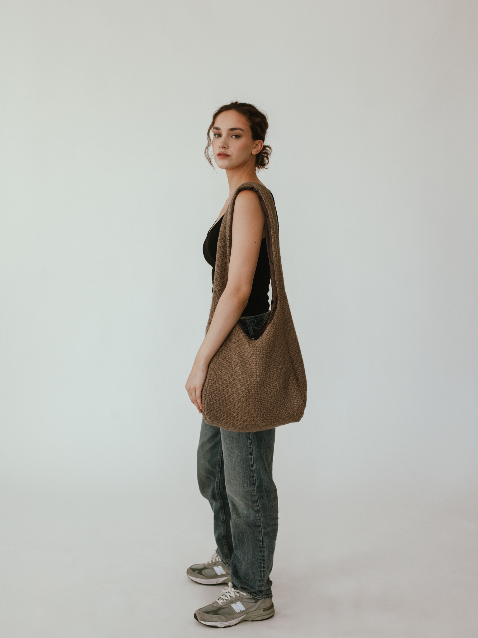 Knit Bag in Taupe