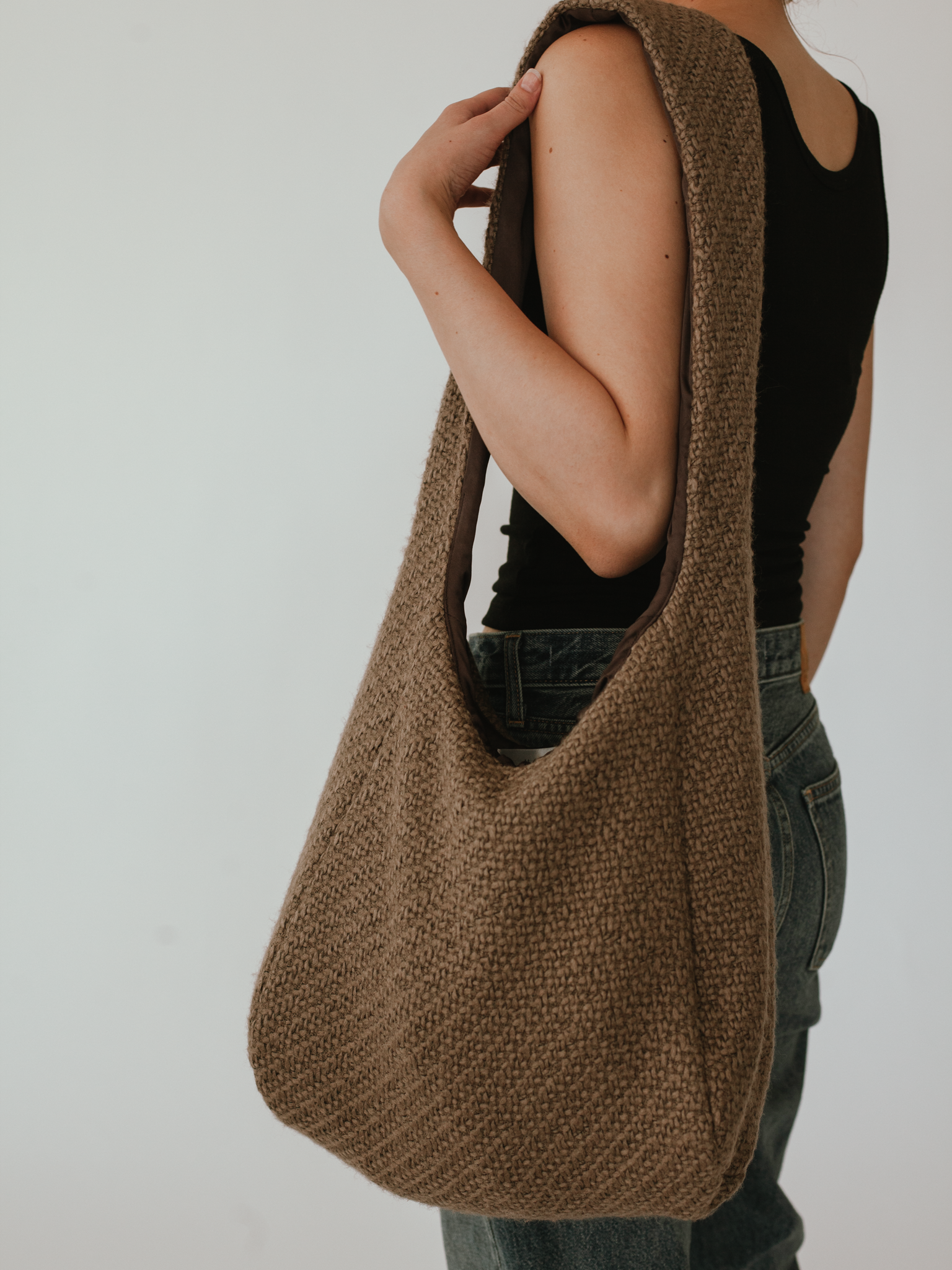 Knit Bag in Taupe