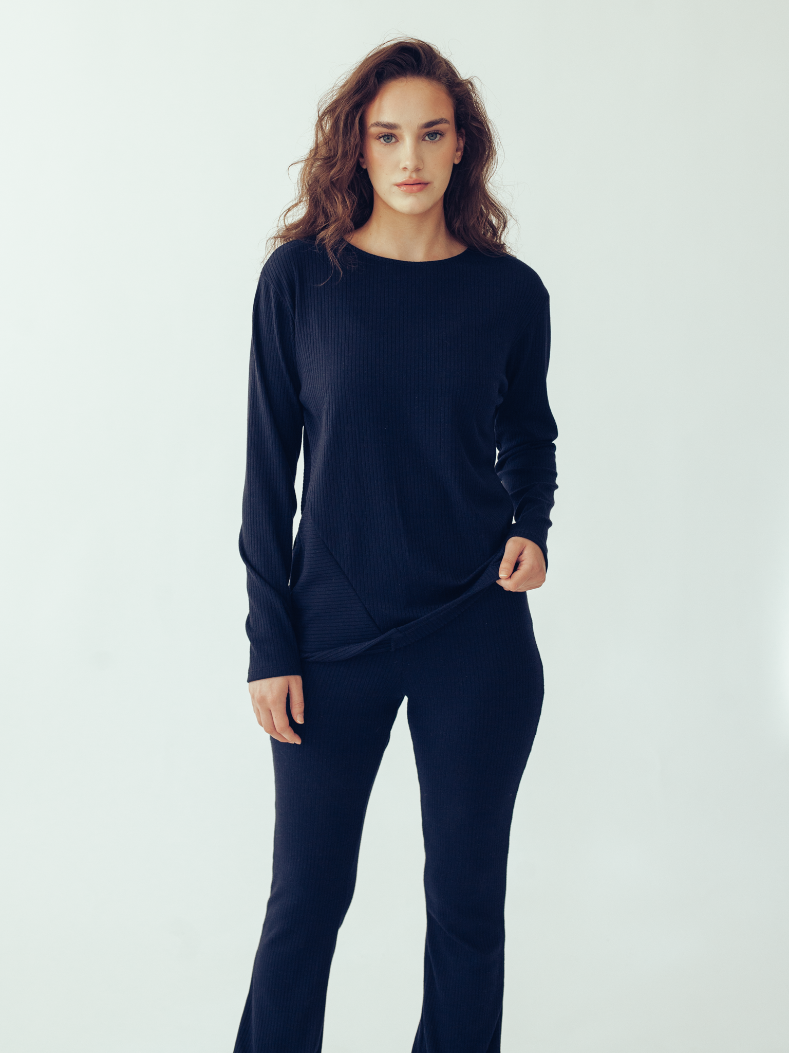 Ribbed Knit Sweater