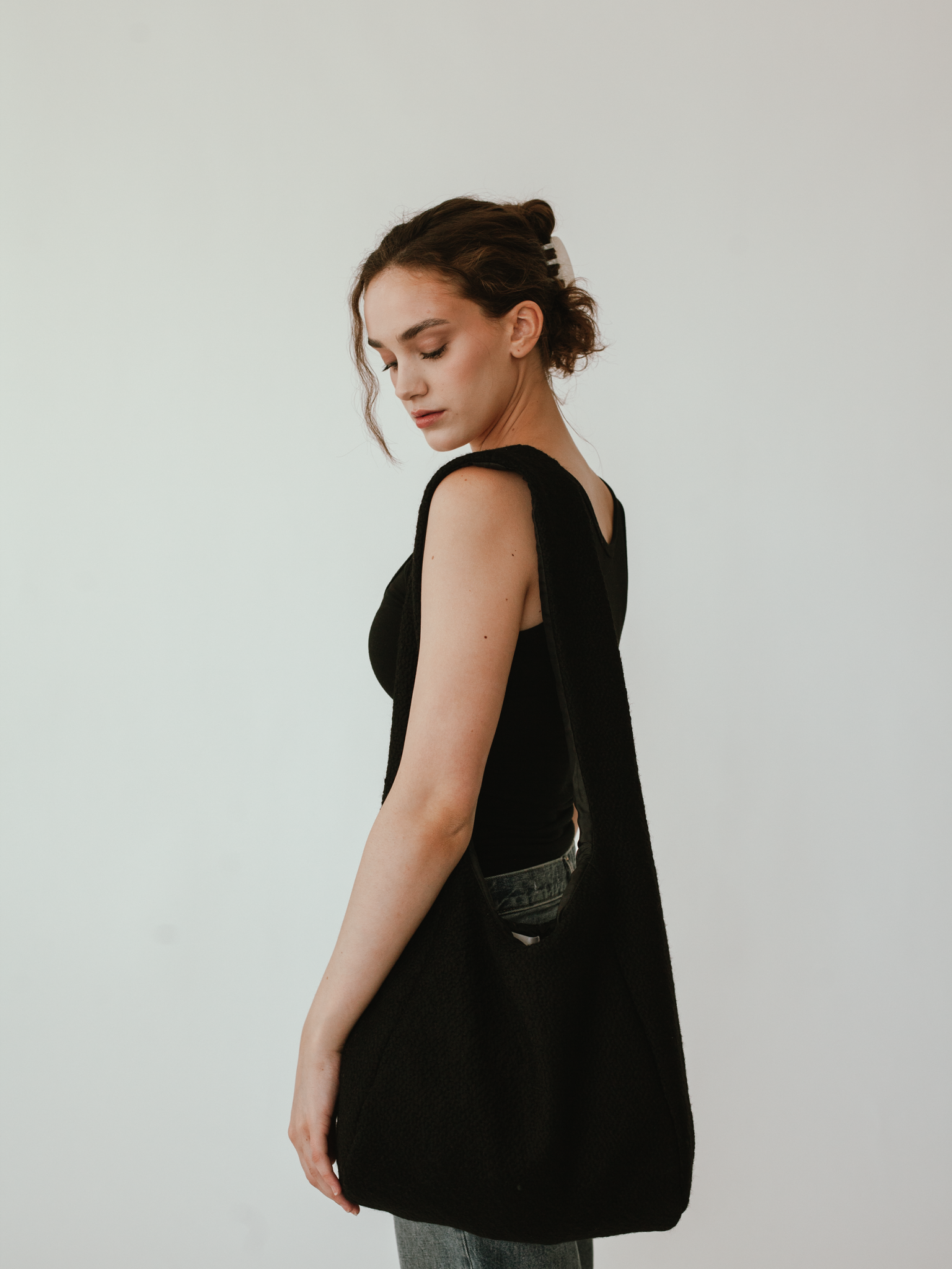 Knit Bag in Black