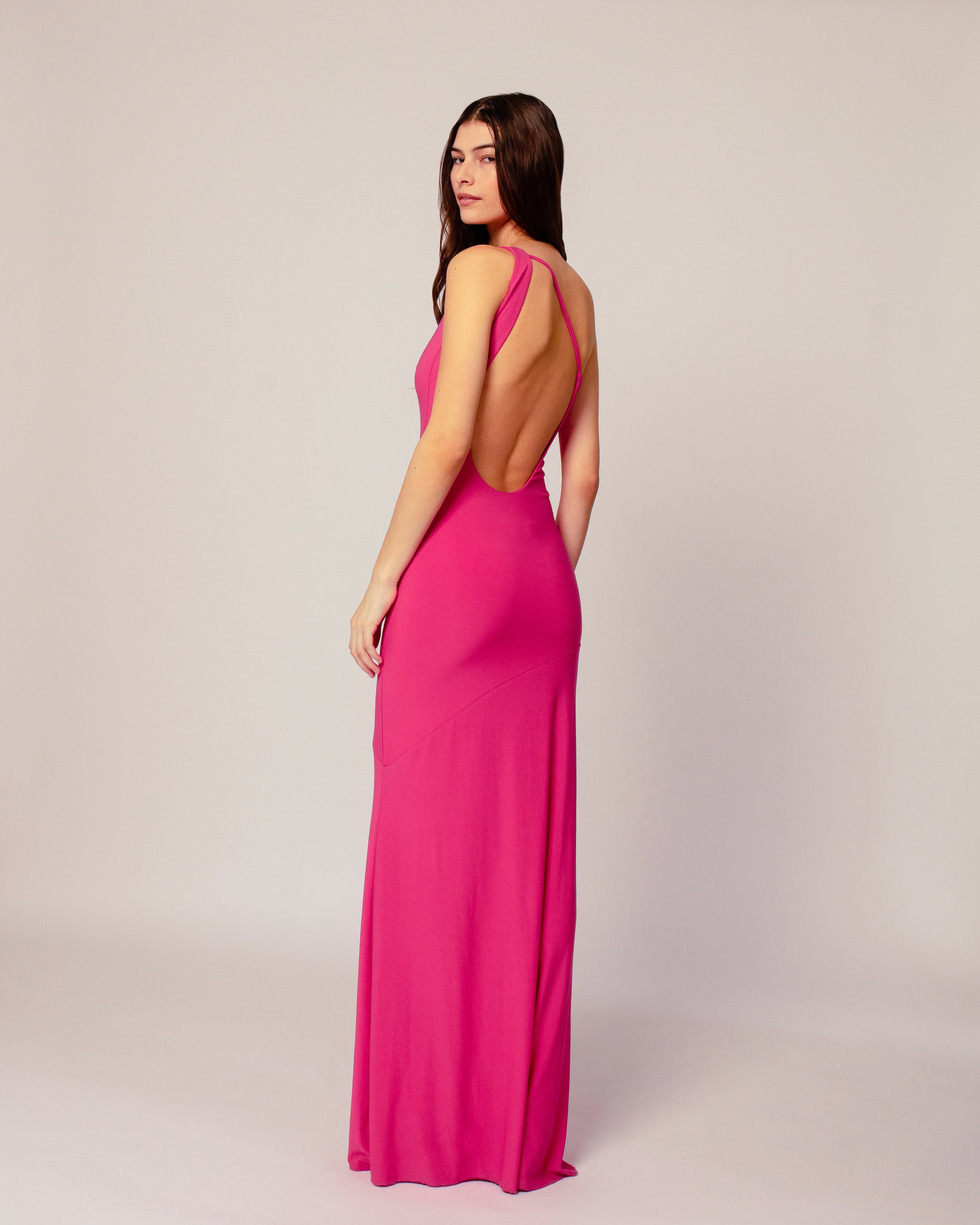 Palma Dress in Barbie Pink